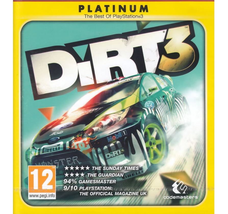 Dirt 3: Platinum (PS3) : Amazon.co.uk: PC & Video Games